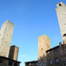 Italy, Towers of San Gimignano:  Salvucci Twin Towers, Torre Pesciolini, Torre Chigi, Torre Rognosa