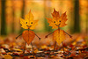 Herzige Laubbuben ｡◕‿◕｡