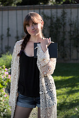 Introducing her tools