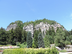 Oberlausitz - Felsenmassiv in Oybin