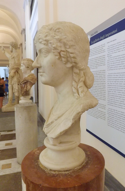 Portrait of a Julio-Claudian Princess, the So-Called Agrippina in the Naples Archaeological Museum, July 2012