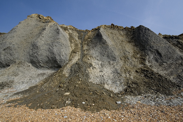 Seatown west cliff landslides and mudflows