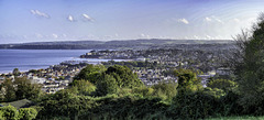 View over Paignton in Devon