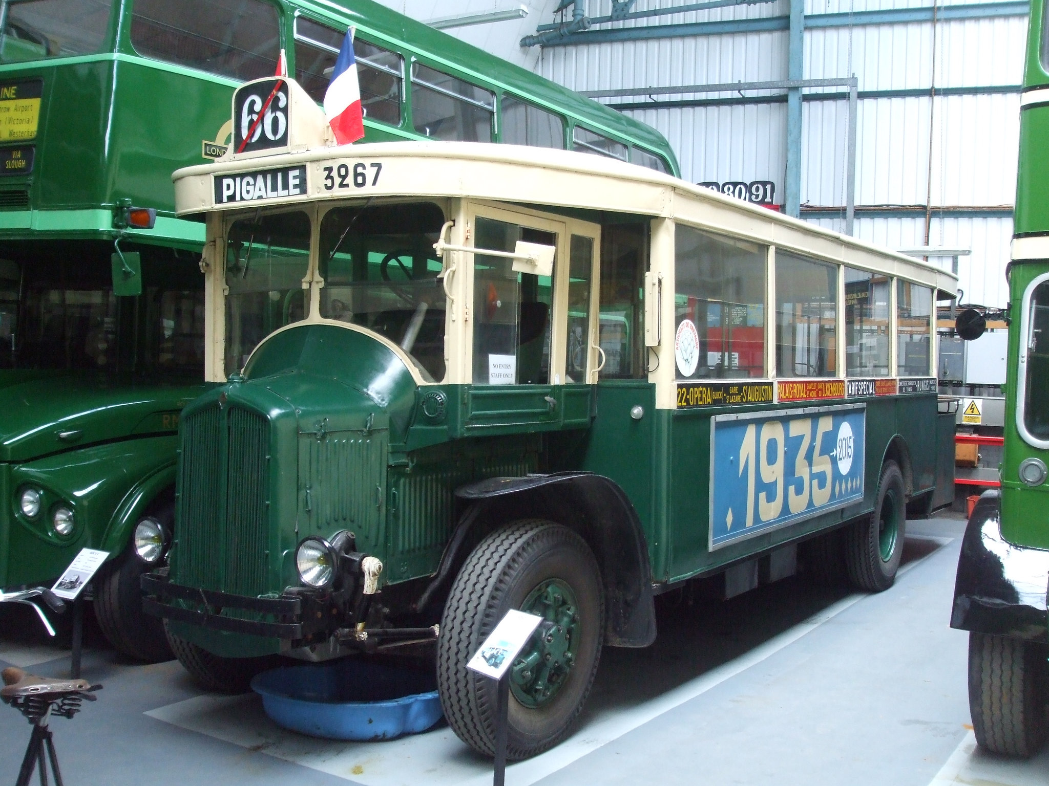 DSCF8753 Former RATP, Paris bus 3267 at the Isle of Wight Bus and Coach Museum - 6 July 2017