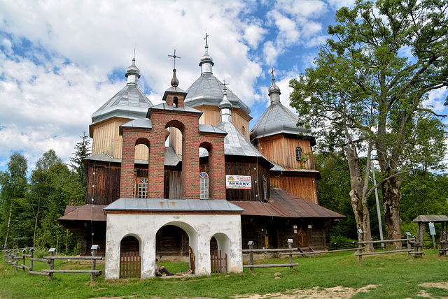 Orthodoxe Kirche von St. Erzengel Michael in Bystre ,Karpaten Polen