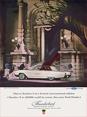 Thunderbird Automobile Ad, 1963