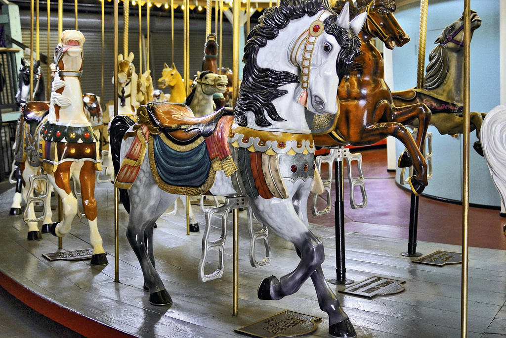 Bejewelled – Looff Carousel, Eldridge Park, Elmira, New York