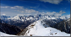 Monginevro - Panoramica alpi francesi -