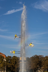 ... und ein ganz zarter Regenbogen ist auch dabei!