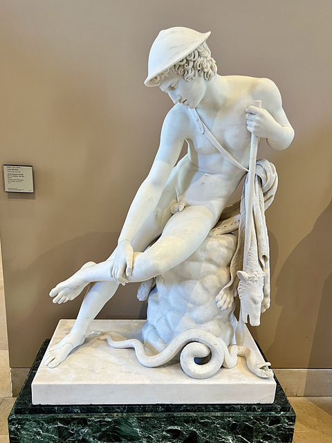 Paris 2024 – Musée du Louvre – Young Hunter Wounded by a Snake