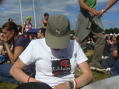 photo 191-bénévole camping au festival Solidays à lhippodrome de Longchamp 07.2007