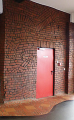 HWW eine Wand im Hundertwasser Bahnhof  Uelzen