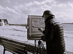 dessiner le paysage,