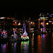 Christmas Lights on Boats Scarborough Harbour 21st December 2008
