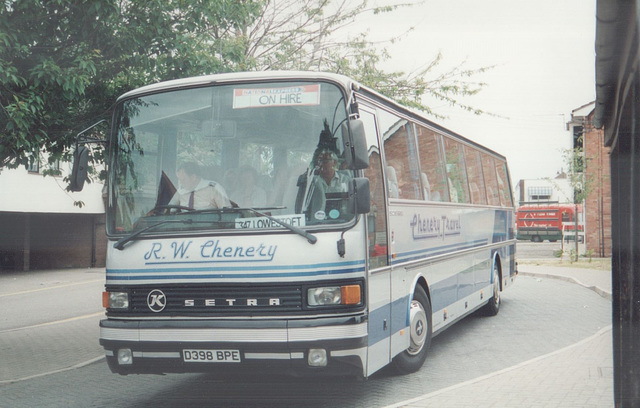 R W Chenery D398 BPE in Mildenhall - 26 Jun 1993 (192-25) R W Chenery D398 BPE in Mildenhall - 26 Jun 1993 (192-25)