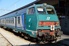 Im Bahnhof Venedig. Alt aber immer noch im Einsatz im Herbst 2014