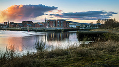 Sunset on the River Leven