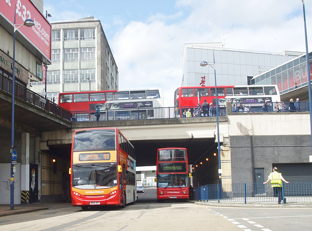 National Express West Midlands buses in Birmingham - 19 Aug 2017 (DSCF9350)