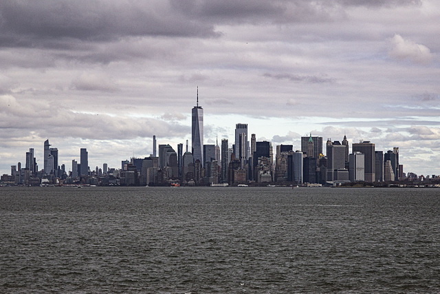 View of Manhattan from Staten island