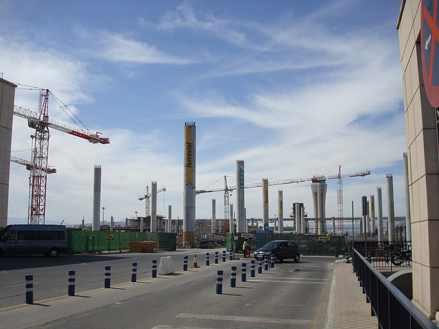 Am Flughafen von Málaga