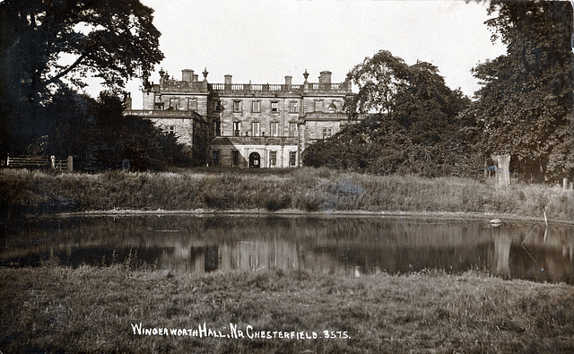 Wingerworth Hall, Chesterfield, Derbyshire (Demolished)