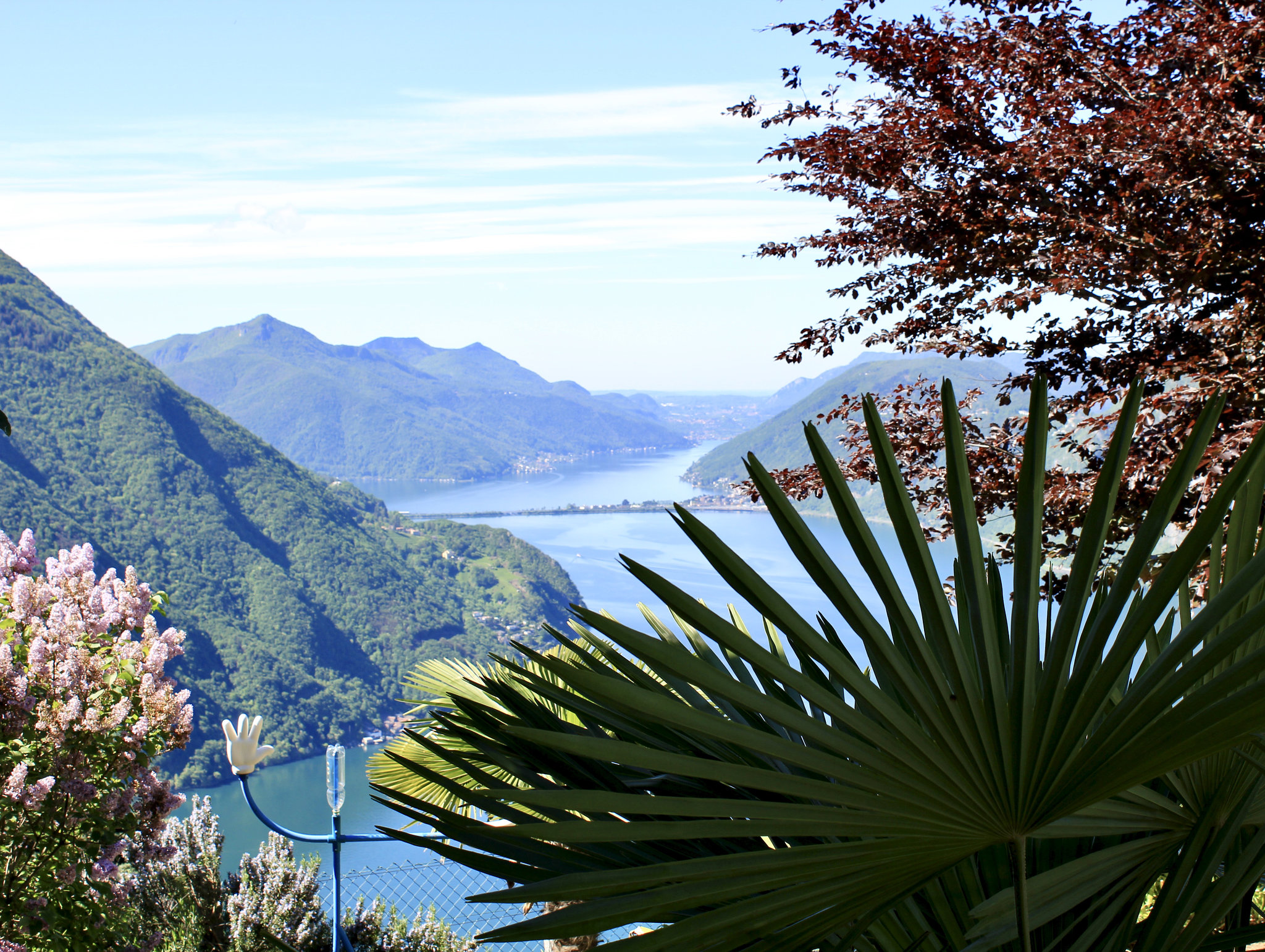 Blick auf den Luganer See