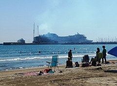 Valencia: playa de Las Arenas