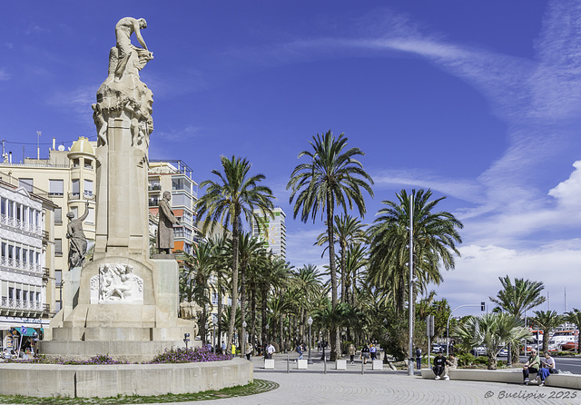 Monumento a José Canalejas am westlichen Ende des Passeig Esplanada d'Espanya (© Buelipix)