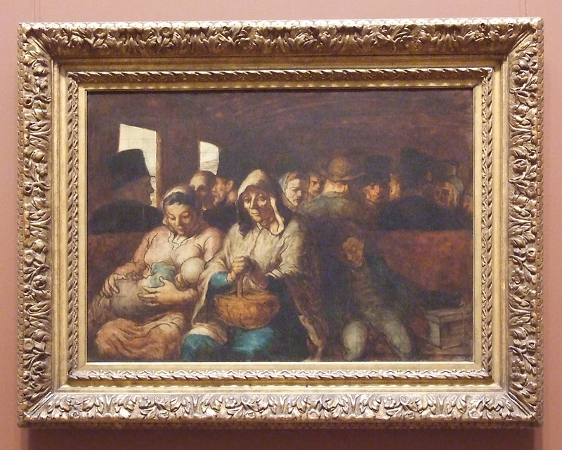 Third Class Carriage by Daumier in the Metropolitan Museum of Art, July 2011