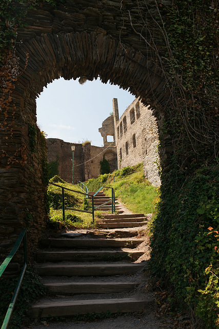 Approaching Burg Metternich