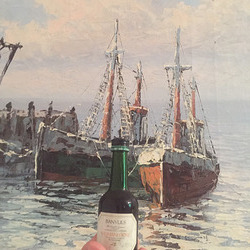 La petite bouteille de Porto et le tableau