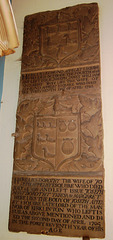 Memorial to Edmund  and Dorothy  Appleby, Kirklinton Church, Cumbria