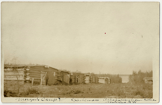 MN1034 FLIN FLON - MORGAN'S CAMP, E. HACKMAN, ATHAPAPUSKOW LAKE, LOOKING N.W.