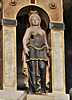 st mary's church, warwick (120)c16 virtue on tomb of robert dudley, earl of leicester +1588 and wife lettice, probably by jasper hollemans