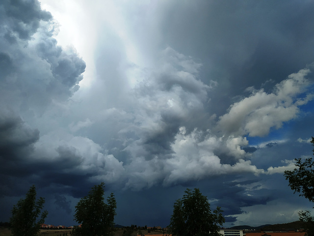 Nubes de tormenta.