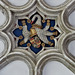 st mary's church, warwick (121)west country voided bosses in the mid c15 beauchamp chapel vaulting, here with swan crest and warwick heraldry