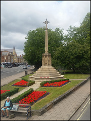 war memorial flower beds