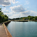 Rhein-Herne-Kanal, Oberwasser der Schleuse Herne-Ost / 25.05.2019