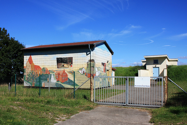 Groß Stieten, Druckstation