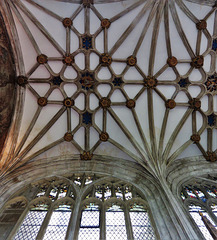 st mary's church, warwick (122)c15 lierne vaulting in the beauchamp chapel
