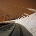 Santiago Calatrava Bridge, Jerusalem: a great harp.