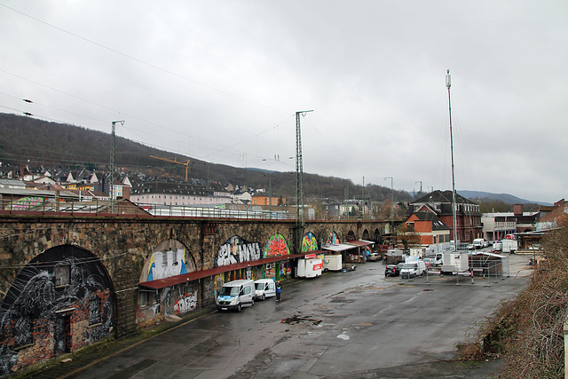 Schlachthofstraße zwischen den Bahndämmen (Hagen-Wehringhausen) / 29.01.2022