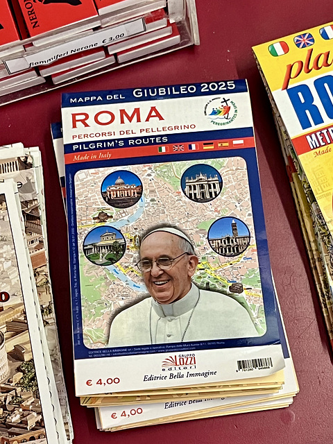 Rome 2025 – Capitoline Museums – Map of Rome for the Jubilee year
