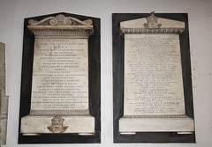 Cartwright Memorials, St Thomas & St Luke's Church, Dudley, West Midlands