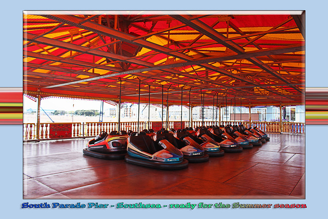 South Parade Pier - Southsea - dodgems - 11.7.2019