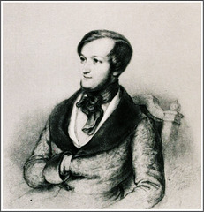 Richard Wagner in 1842, from the Portrait by E. Kietz.