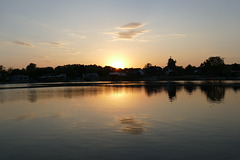 Abendstimmung am Badesee