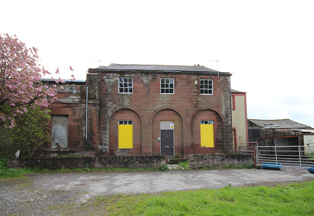 Ewanrigg Hall, Maryport, Cumbria (partly demolished c1905 and now a ruin)