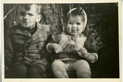 Macro Monday  -Me  1948  left side (5)---Theme  old pictures