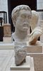 Portrait of Antoninus Pius in the Archaeological Museum of Madrid, October 2022